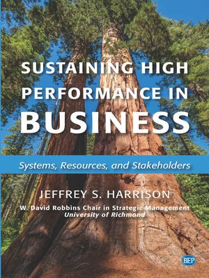 cover image of Sustaining High Performance in Business